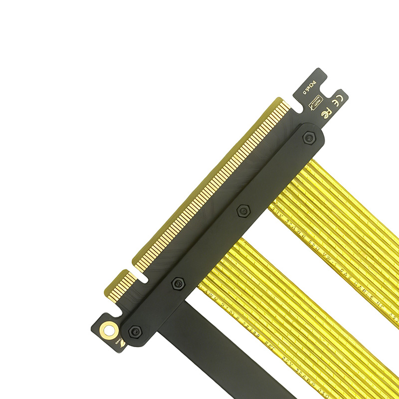 20cm PCIE 5.0 X16 Riser Cable  - Pcie 5.0 Gpu Riser Cable ulasan dan harga