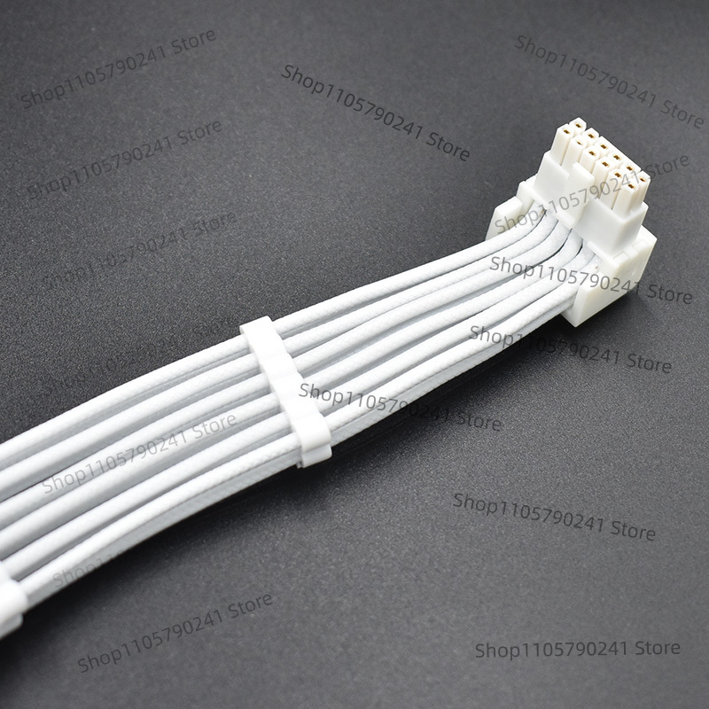White 16AWG Braided Pattern Ca - Dual 8Pin To 16Pin 12Vhpwr Cable ulasan dan harga
